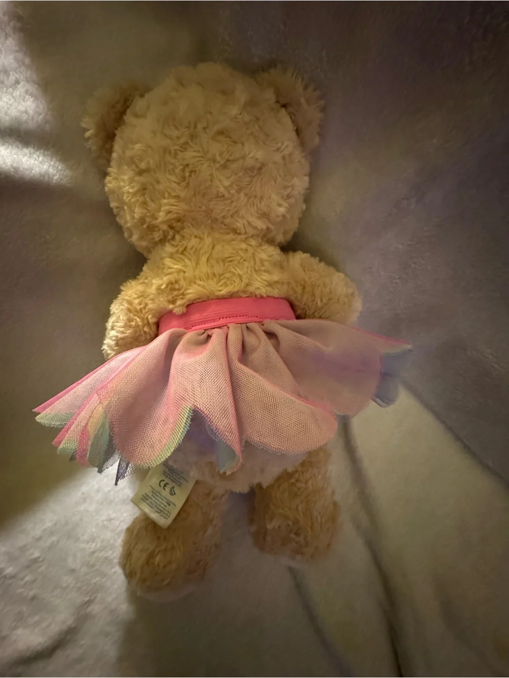 Build-A-Bear Beige Teddy with Tutu